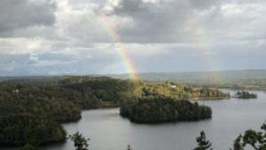 Hiking Hyssnaleden in 2 days – Tarp shelter, colors of Autumn 🍁